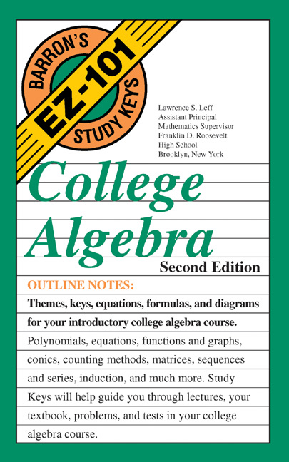 EZ 101 College Albegra 